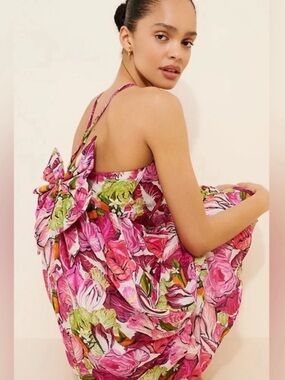 Rachel Antonoff Rebecca Dress Radicchio & Citrus